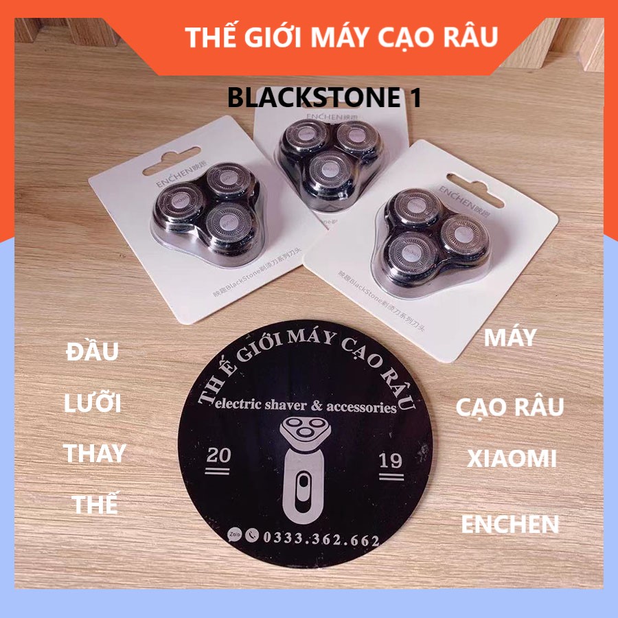 Đầu lưỡi 3D thay thế cho máy cạo râu Xiaomi  Enchen BlackStone 1、Xiaomi Enchen Warrior- Thegioimaycaorau2019