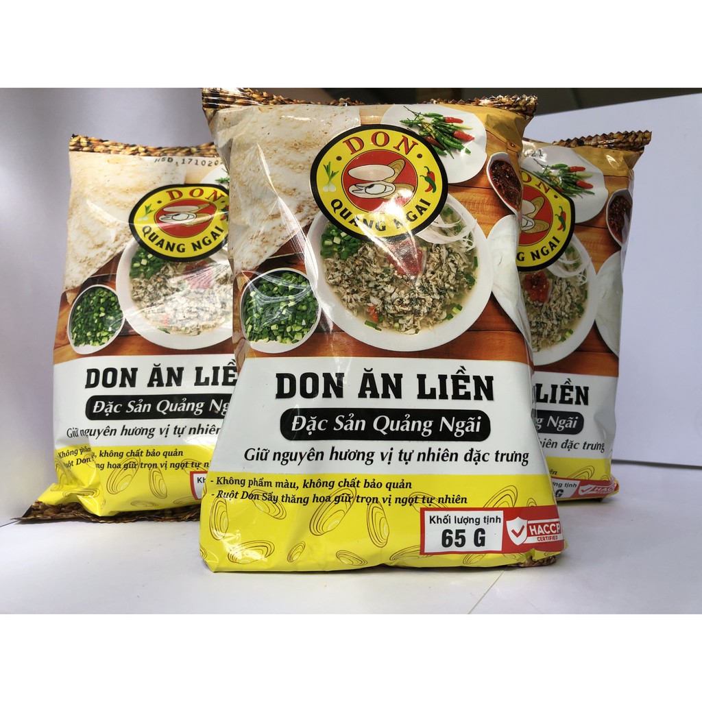 DON ĂN LIỀN QUẢNG NGÃI- ĐẬM ĐÀ HƯƠNG VỊ QUÊ HƯƠNG