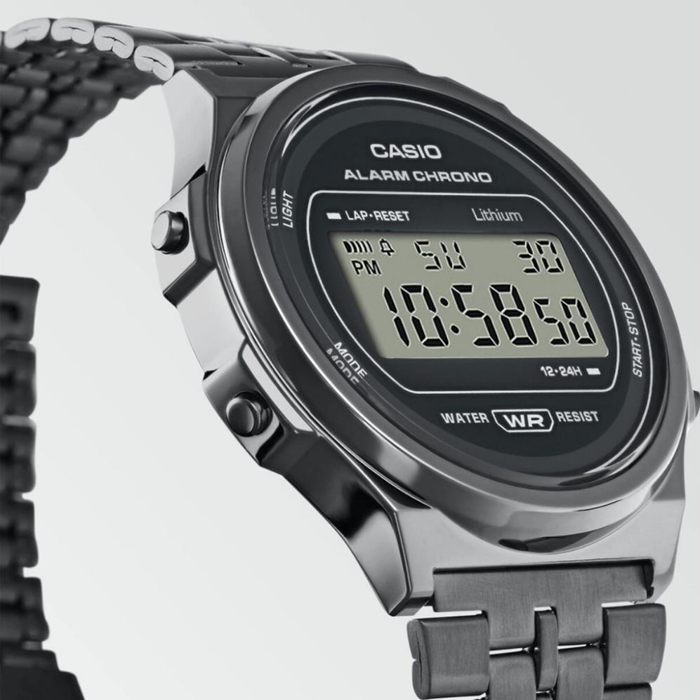 Đồng hồ CASIO Nam chính hãng Nhật Bản, đồng hồ nam điện tử dây kim loại, mặt tròn, BH 24 tháng, hàng loại 1 mã A8 | BigBuy360 - bigbuy360.vn