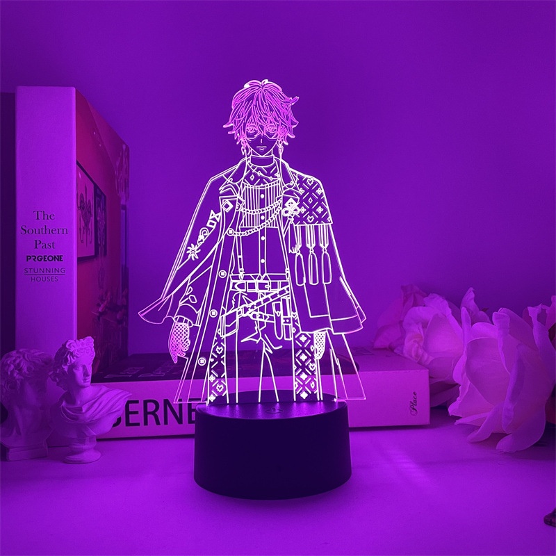 Đèn Ngủ Led Điều Khiển Từ Xa Hình Nhân Vật Anime Jason LUXIEM Vox Mysta Ike Luca