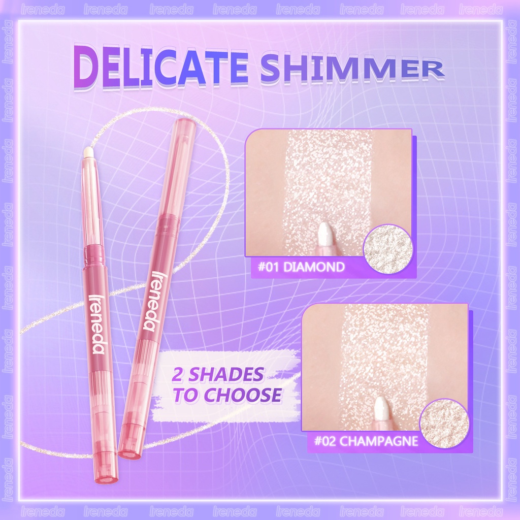 Nhũ Mắt Bút Kẻ Mắt Ireneda  Dạng Gel Lấp Lánh Chống Thấm Nước Và Mồ Hôi Lâu Trôi