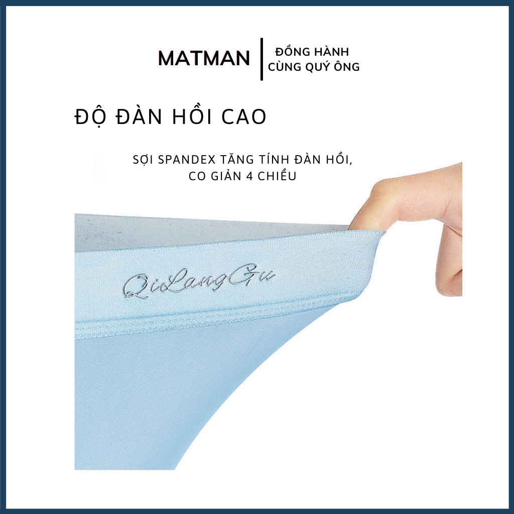 Quần sịp đùi nam quần lót nam MATMAN thun lụa co giãn
