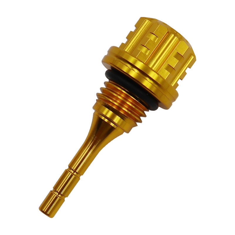 Que thăm dầu chất liệu hợp kim nhôm cnc hình lục giác phù hợp cho xe mô tô GY6 Jinzhan BWS Guangyang 125CC