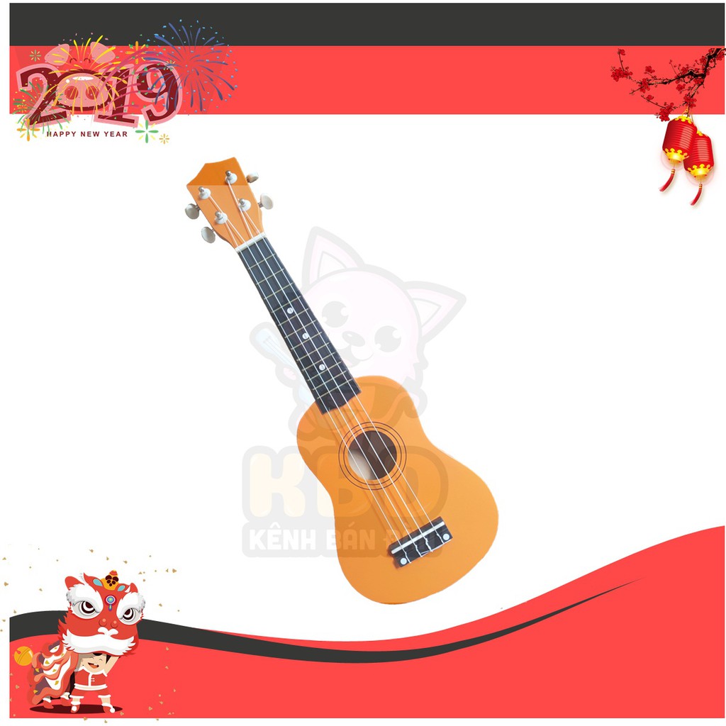 Đàn Ukulele 21&quot; Màu Cam Hemei