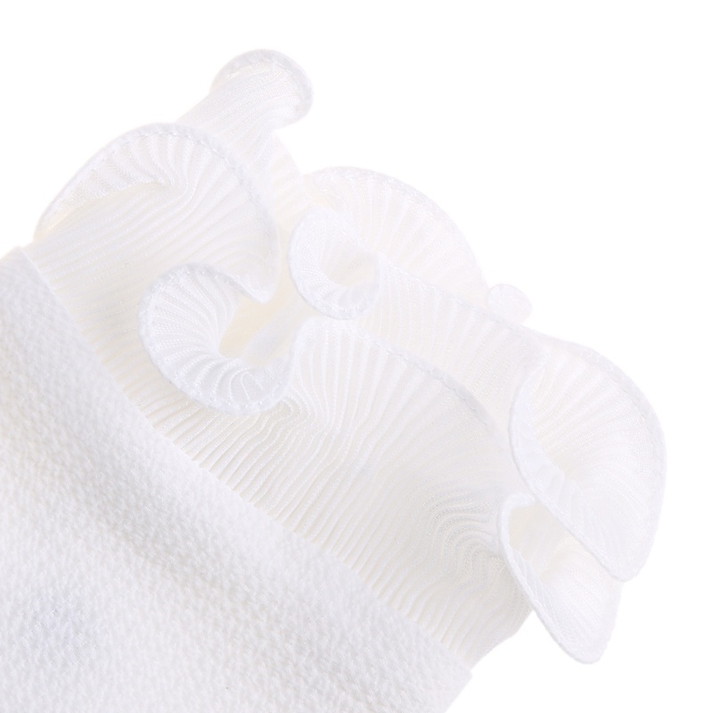 Han Cổ Tay Áo Loe Xếp Ly Màu Trơn Có Thể Tháo Rời Trang Trí