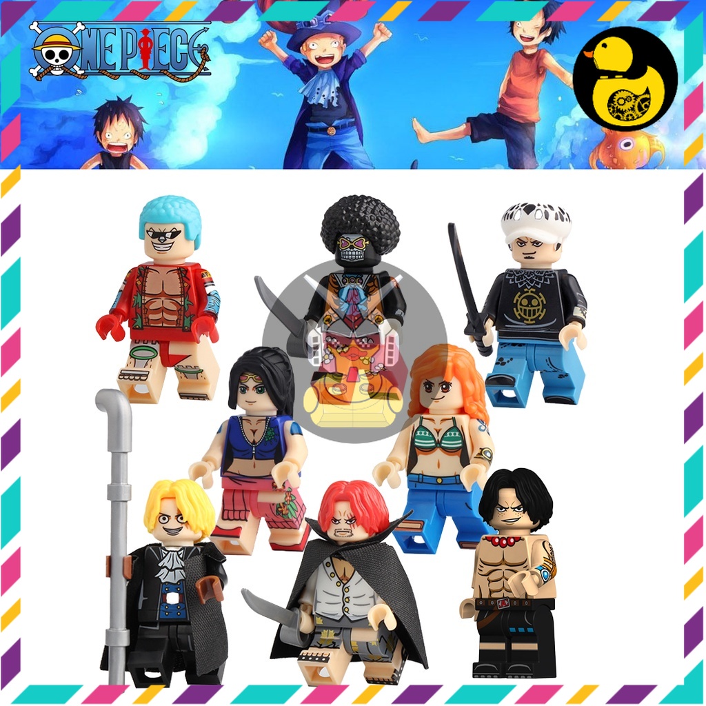 KT1013 KT1008 XP036 XP235 XP236 XP119 XP120  Mô Hình One Piece Đồ Chơi Xếp Hình Nhân Vật Luffy Zoro Ace