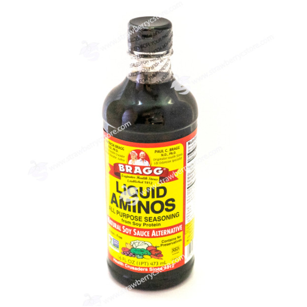 Gia Vị Đa Năng Thay Nước Tương BRAGG Liquid Aminos All Purpose Seasoning (Chai 473ml) - USA