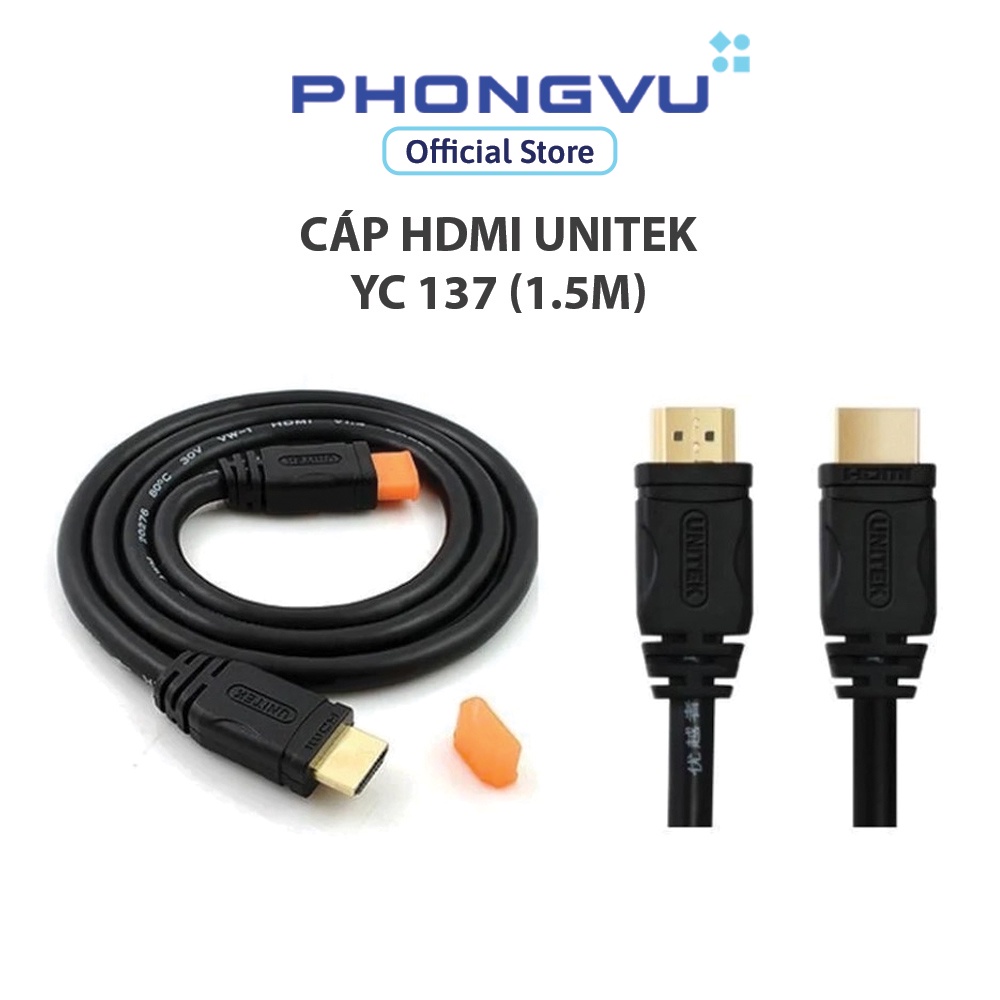 Cáp HDMI Unitek YC 137  - Bảo hành 12 tháng
