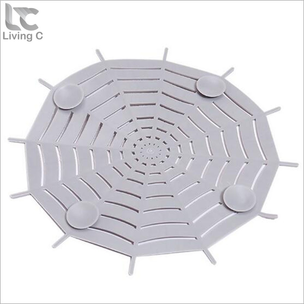 Miếng silicon chặn rác lọc rác bồn rửa chén bát, cống thoát nước nhà tắm Living C , ngăn ngừa tắc cống hiệu quả _L20