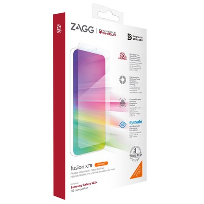 Miếng dán màn hình InvisibleShield Fusion XTR dành cho Samsung Galaxy S22 series