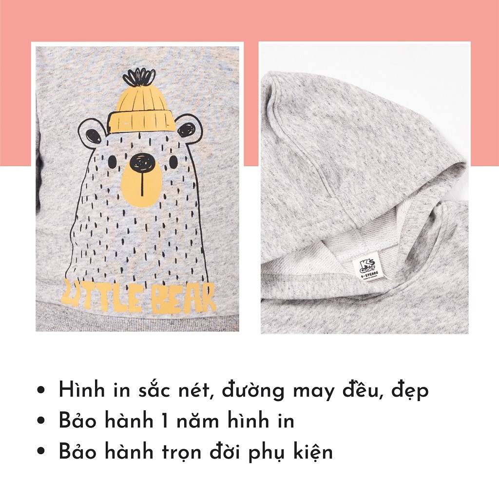 Bộ Quần Áo Hoodie Cho Bé Trai (Từ 02 - 09 Tuổi) K's Closet E111TEF TM