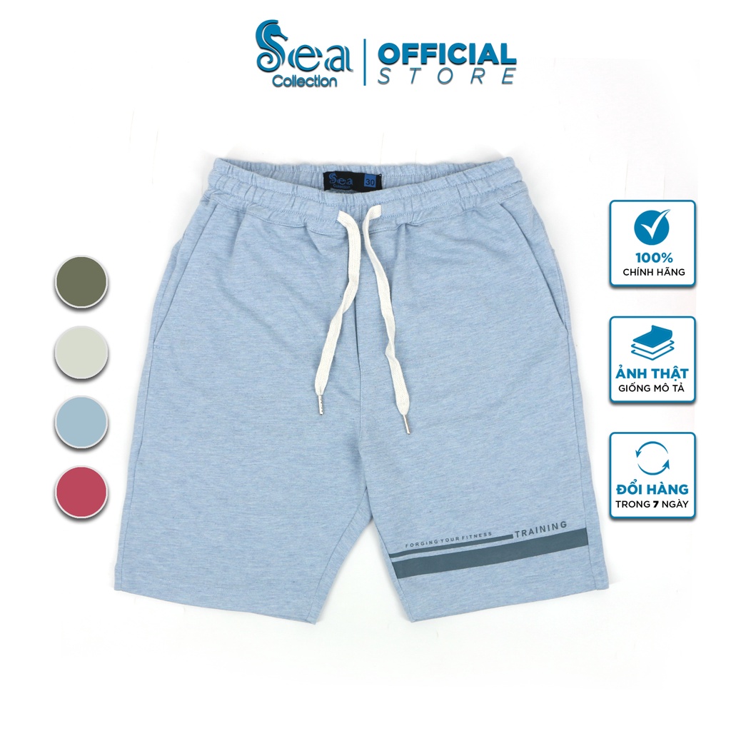 Quần Short Gym Nam Sea Collection Thun Da Cá In Lai 6862