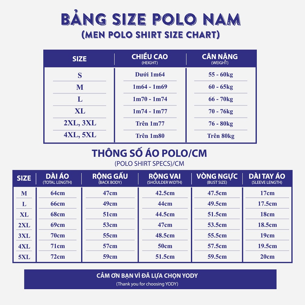 Áo polo nam YODY chất vải coolmax bo dệt nổi phù hợp công sở, dịp tết APM5179