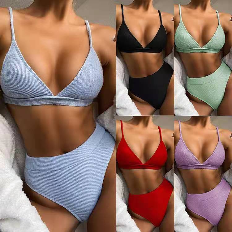Bộ đồ bơi bikini một mảnh màu trơn có đệm nâng ngực phong cách Âu Mỹ quyến rũ cho nữ 2021
 | BigBuy360 - bigbuy360.vn