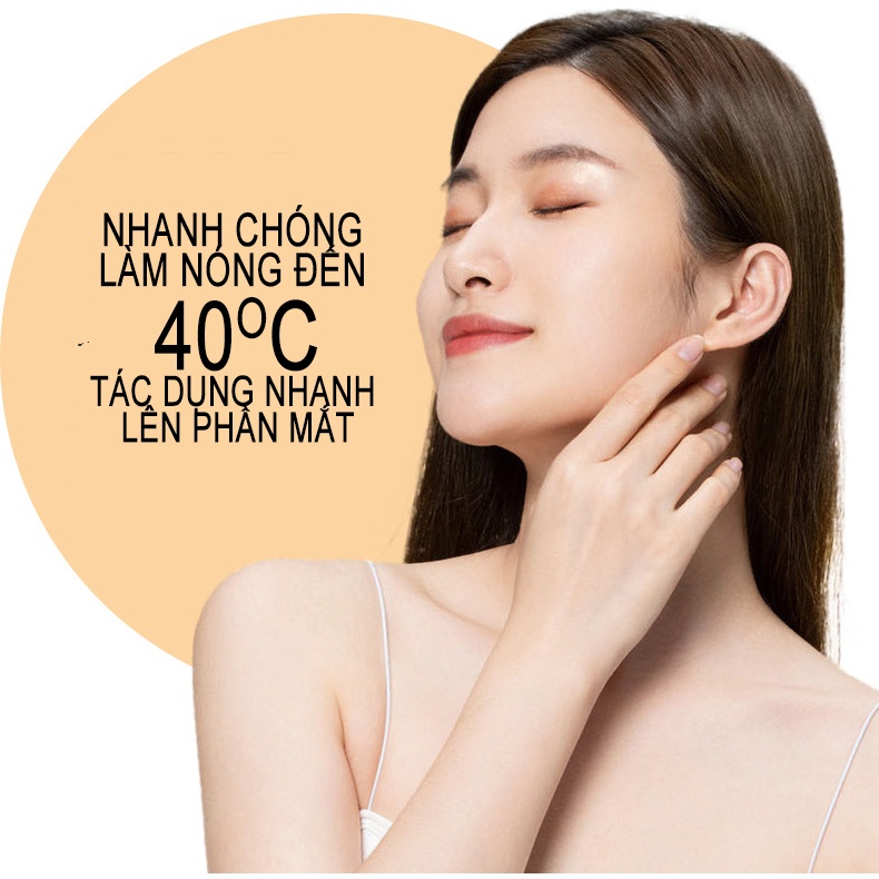 Mặt Nạ Xông Hơi Làm Nóng Thư Giãn Mắt, Giảm quầng thâm Giúp Dễ Ngủ MOCCO Nội Địa Trung