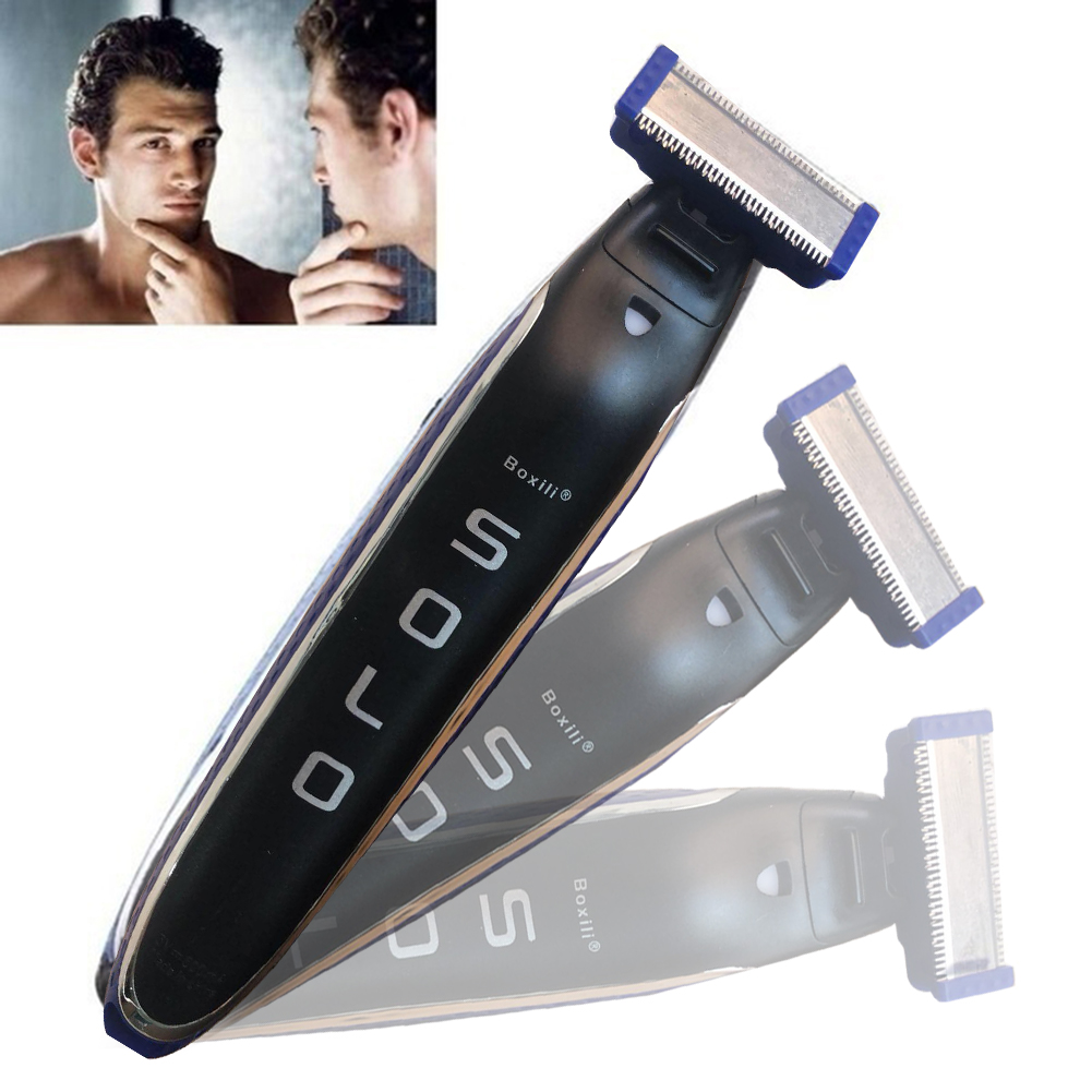 (Hàng Mới Về) Máy Cạo Lông Mặt Có Đèn Led Không Gây Đau Sạc Usb Tiện Dụng Cho Nam | BigBuy360 - bigbuy360.vn
