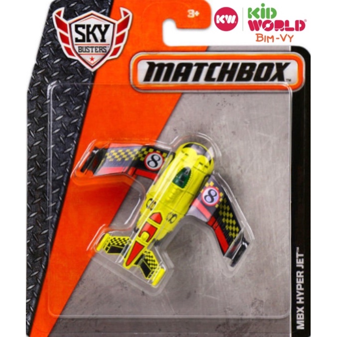 Máy bay mô hình Matchbox Sky Busters Series MBX Hyper Jet DKG96.