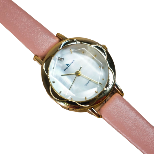 [CÓ VIDEO - ẢNH THẬT] Đồng hồ nữ Keep In Touch 8008 dây da mặt tròn đa giác | BigBuy360 - bigbuy360.vn