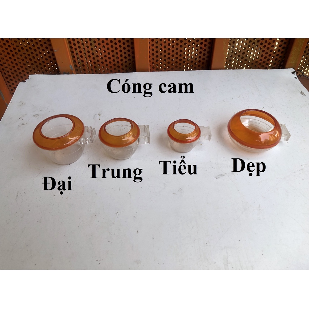 Cóng nhựa cam đủ size -1 cặp
