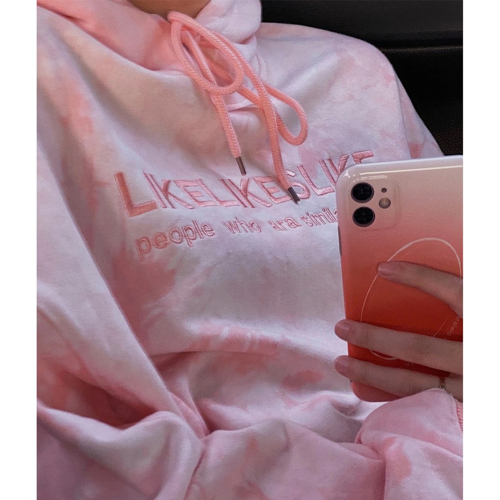 ladies tie dye print long sleeve hoodie sweatshirt | BigBuy360 - bigbuy360.vn