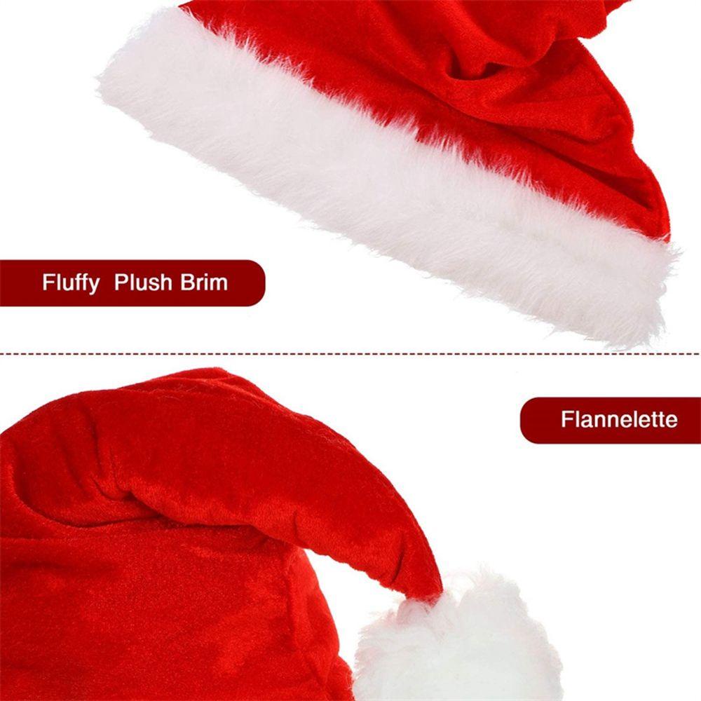 IVORY Mũ Ông Già Noel Giữ Ấm Mùa Đông Cho Người Lớn Và Trẻ Em
