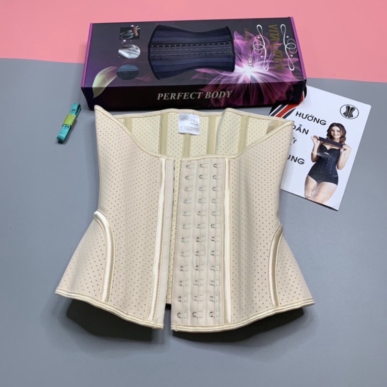 Đai latex thế hệ mới mở hông THÔNG HƠI gen hết mỡ lưng nách