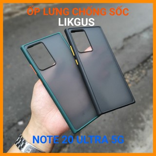 [Mã SKAMCLU9 giảm 10% đơn 100K] Ốp lưng chống sốc Likgus Note 20 Ultra - Note 20 Ultra 5G viền màu