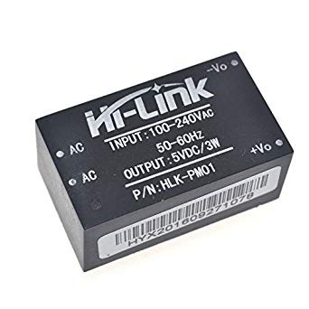 modun nguồn 220V - 5V HLK-PM1 Mạch nguồn Hi-Link HLK-PM01 220V - 5V 3W - Module nguồn hạ áp loại tốt dành cho các dự án