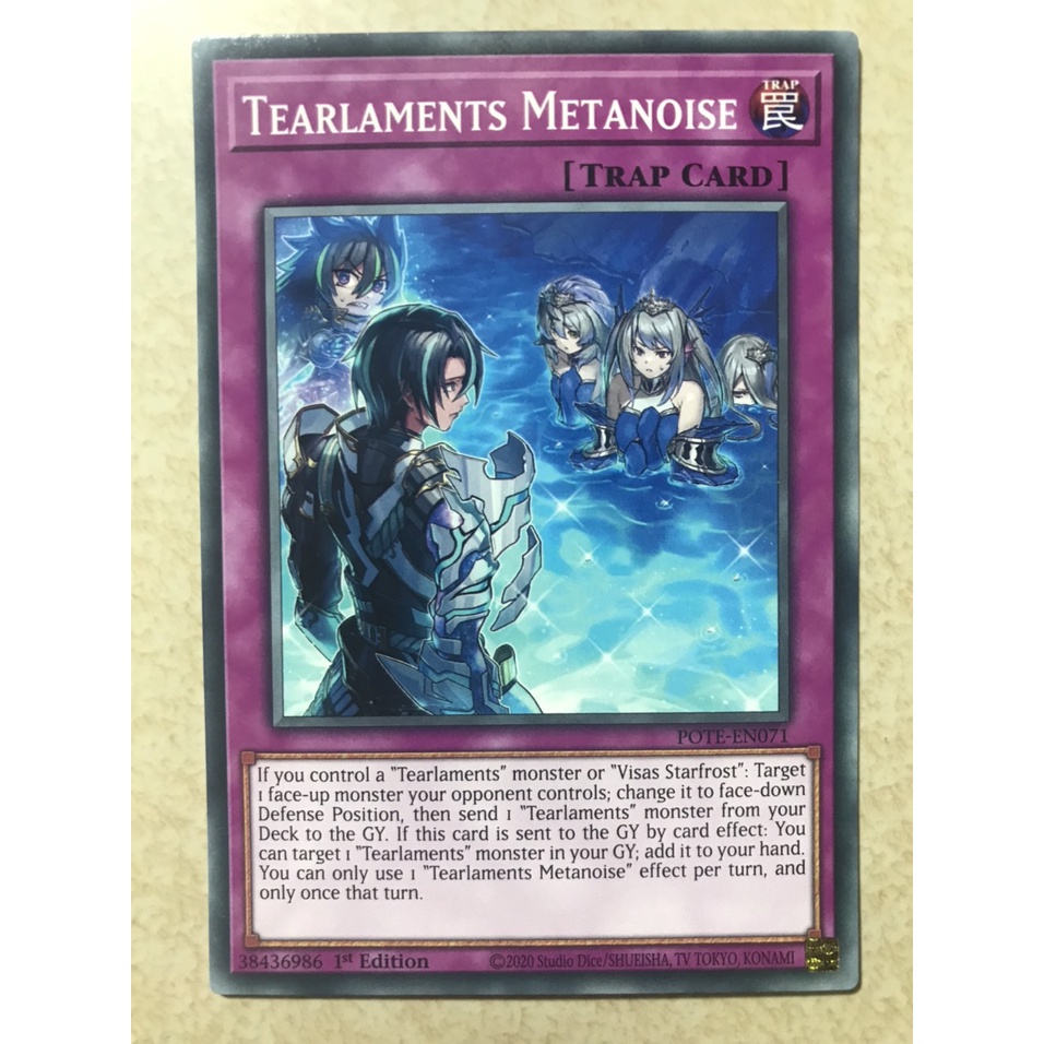 Thẻ bài Yugioh POTE-EN071 - Tearlaments Metanoise - 1st Edition - Common