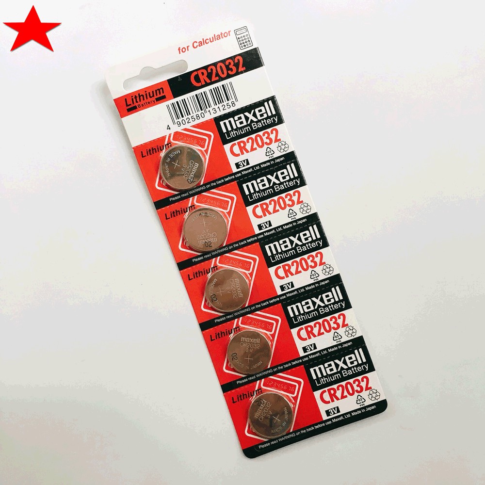 Pin Maxell CR2032 Vỉ 5 Viên