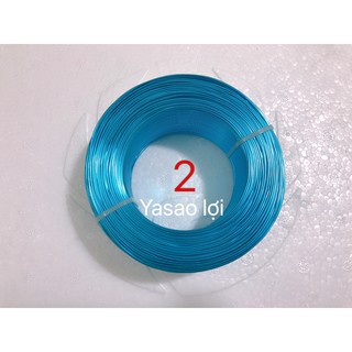 Dây nhôm mạ màu làm bonsai handmade, cuộn 0,5kg size 1mm