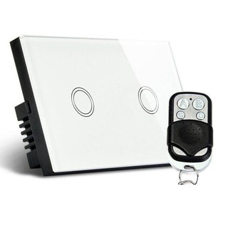Công tắc điều khiển từ xa cảm biến điện dung có đèn led báo tắt mở (Mầu trắng nhé)