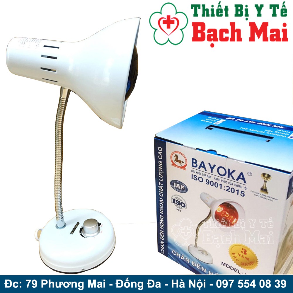 Đèn Hồng Ngoại Trị Đau Nhức Xương Khớp, Massage, Chữa Tắc Tia Sữa - Đèn Hồng Ngoại Bayoka + Bóng 250W - Việt Nam