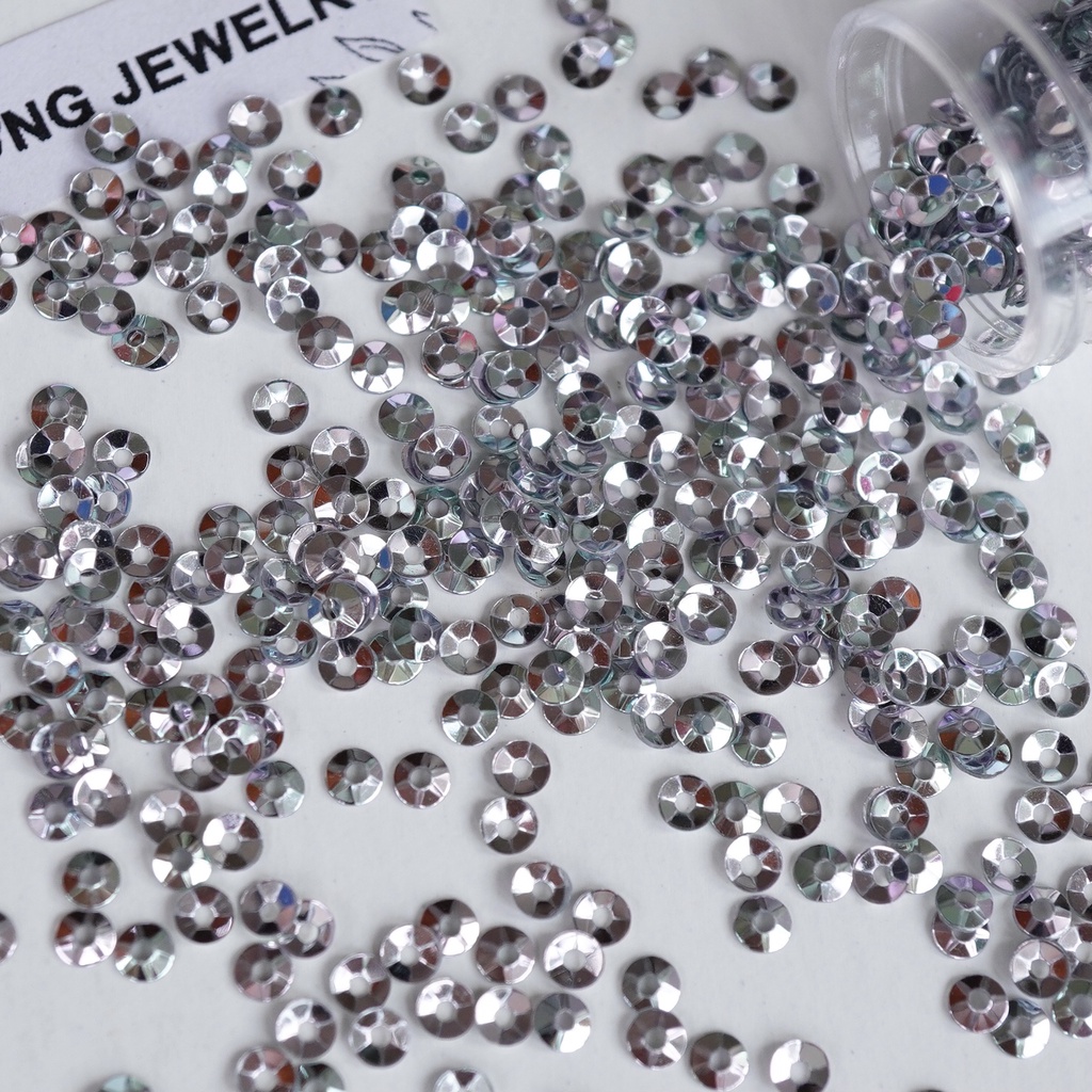 10gr kim sa vảy cá ánh cừ 3mm cao cấp kết áo dài, trang trí may mặc, thủ công