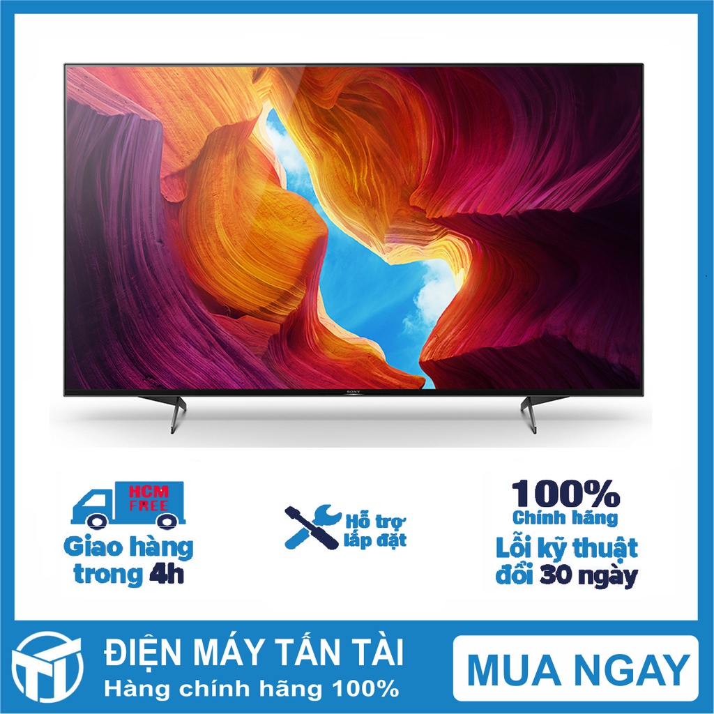 Android Tivi Sony 4K 55 inch KD-55X9500H - Tính năng Netflix,Voice Control, Youtube. bảo hành 2 năm. Giao miễn phí HCM