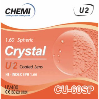 Tròng Kính Hàn Quốc Chemi 1.60 U2 Coated Lens