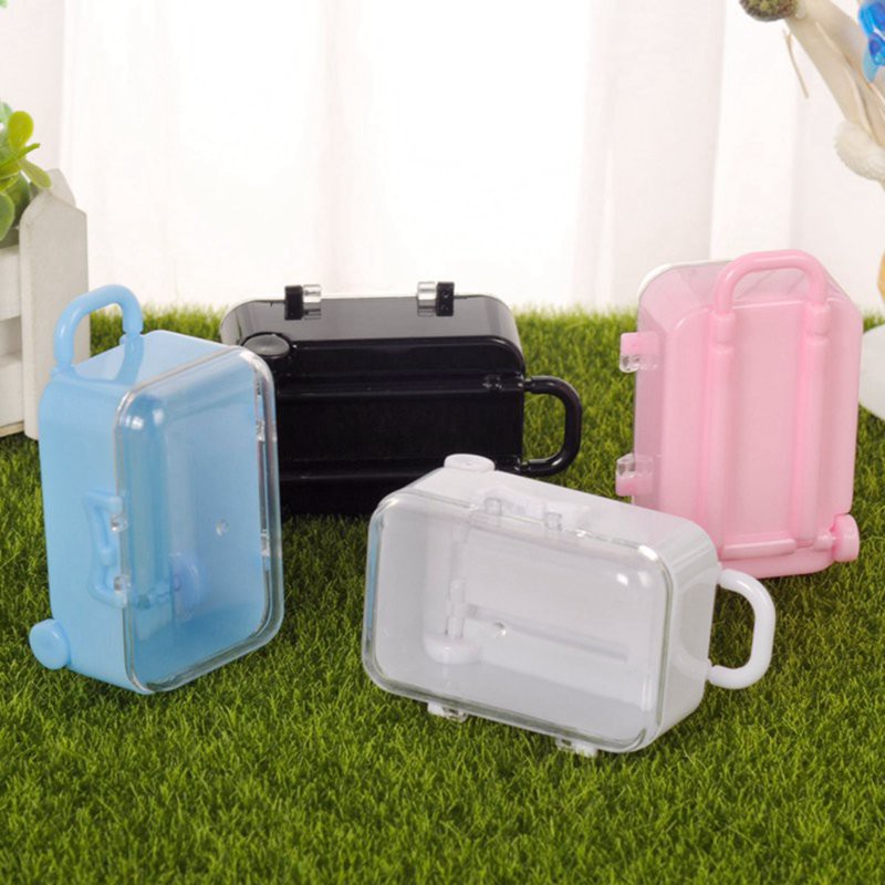 Va Li Du Lịch Mini Màu Trắng