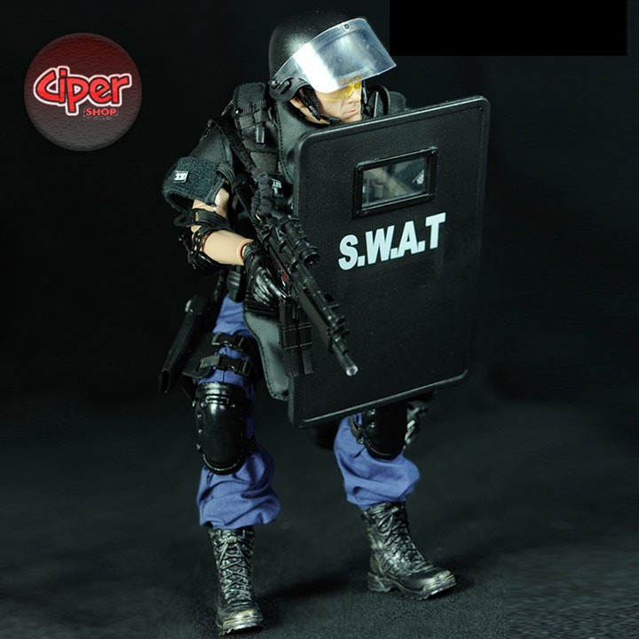 Mô hình Figure Lính Đặc Nhiệm Swat 1/6 - Shield Player NX03