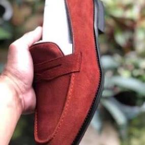 Giày lười nam đẹp cao cấp chất da bò thật bh 12 tháng kiểu dáng Penny Loafer thanh lịch - Mã T139