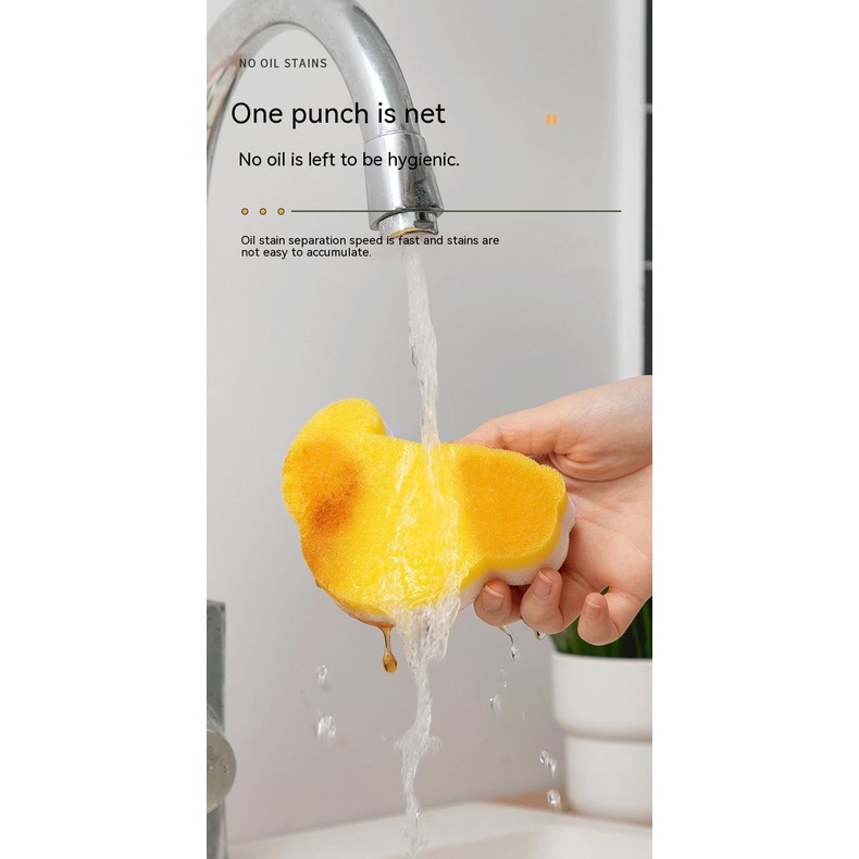 Miếng Bọt Biển Bằng Bột Cotton Dùng Rửa Chén Phong Cách Mới 2022