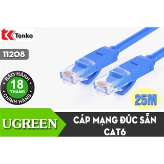 Cáp mạng đúc sẵn cat6 25m ugreen 11208
