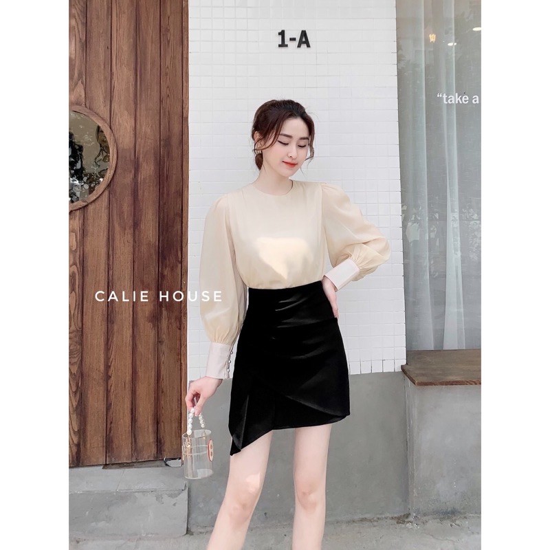 Áo sơ mi Calie 2 lớp sang trọng