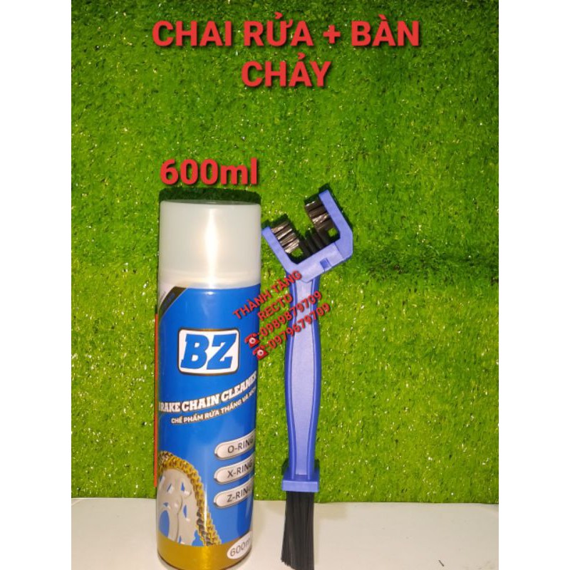 COMBO BZ 600ml-450ml CHAI DƯỠNG + CHAI VỆ SINHTẶNG BÀN CHẢY CHÀ SÊN