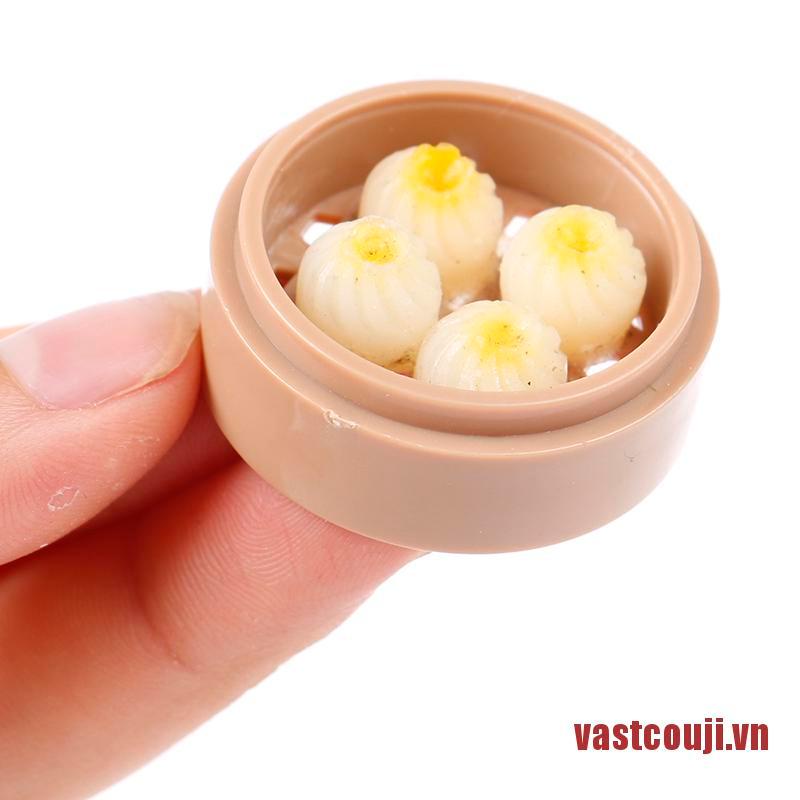 1 Rổ Hấp Bánh Bao Mini Phong Cách Trung Hoa Cho Nhà Búp Bê