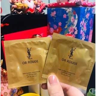 Kem chống nắng cao cấp YSL Or Rouge UV protection sample hàng hiếm