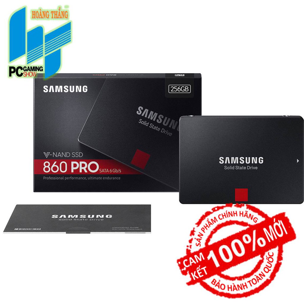 [Mã ELMS05 giảm 5% đơn 300k]Ổ cứng SSD Samsung 860 PRO 256GB 2.5&quot;