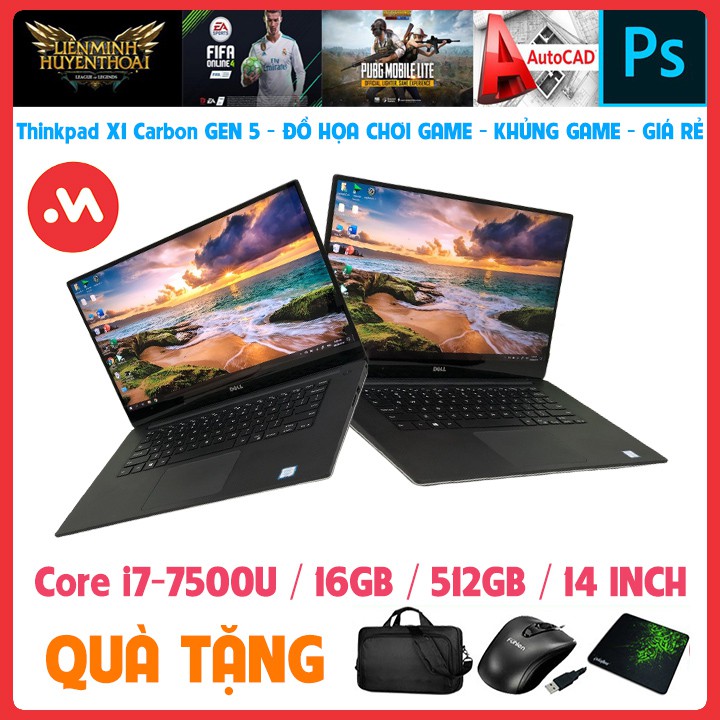 Laptop Lenovo Thinkpad X1 Carbon Gen5 - i7 7500U, laptop cũ chơi game đồ họa nặng - Hàng nhập khẩu USA - Mới 99% | BigBuy360 - bigbuy360.vn