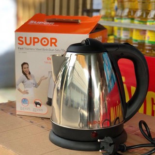 Bình đun siêu tốc Inox 1.5 lít Supor [ SEK083 ] - ấm đun nước siêu tốc 1500W cao cấp