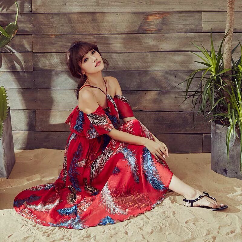 Váy maxi đi biển hè 2021 | BigBuy360 - bigbuy360.vn