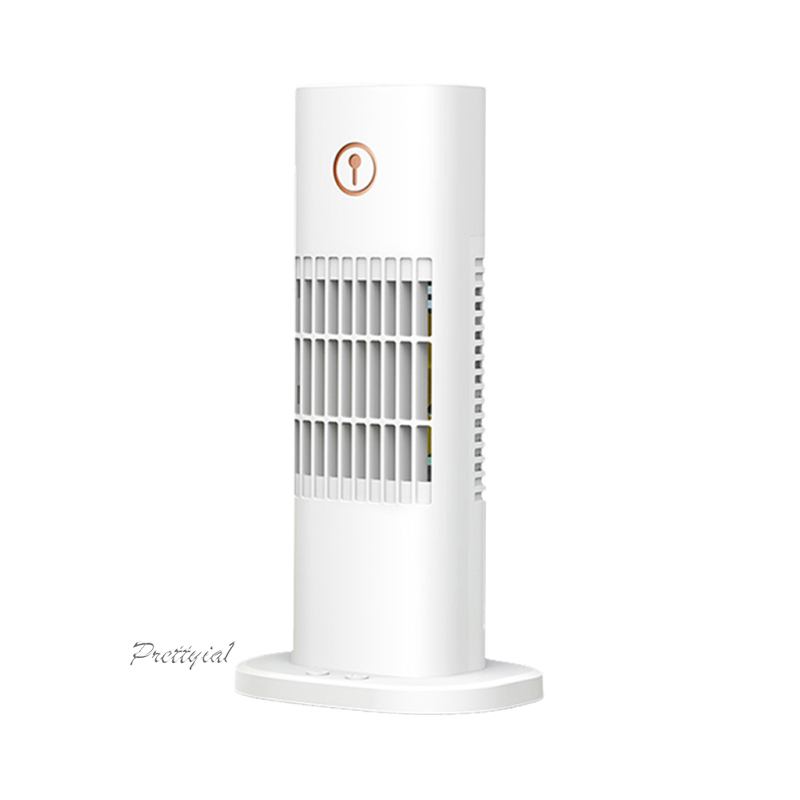 [PRETTYIA1]Evaporative Air Cooler 2-in-1 Swamp Cooler 3 Speeds Air Conditioner Fan for All-Year Around Use at Home Office Garage Outdoor